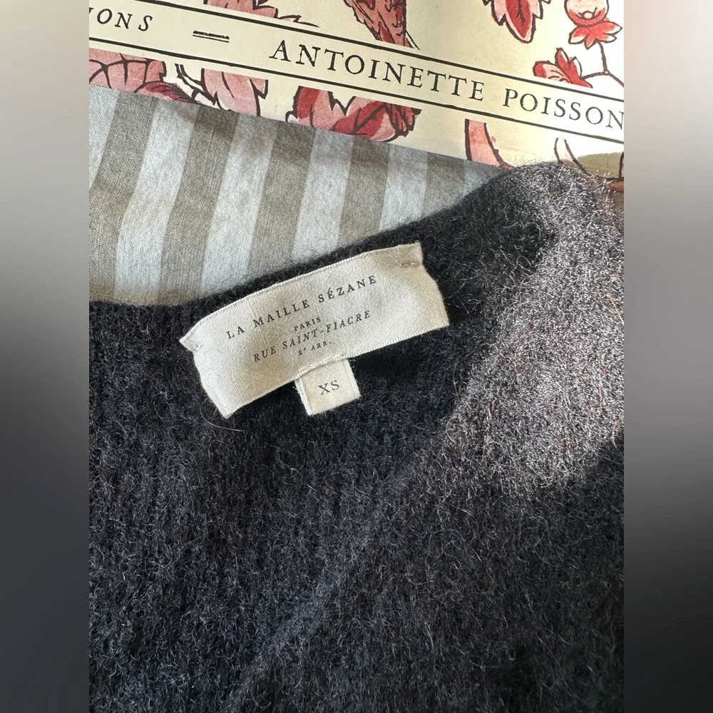 Sezane Barry Cardigan XS Black - Picture 2 of 7